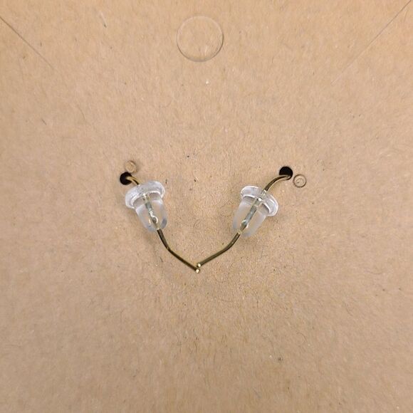 New Hand Crafted Cute Sparkle Purple Cat & Starts Hook Earrings 14K Gold Plated - Picture 2 of 2